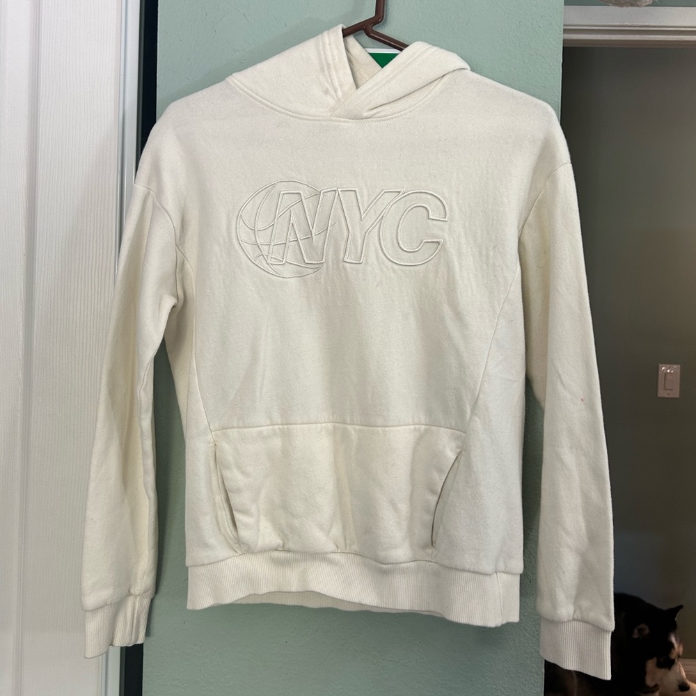NYC Cream Hoodie Sweater